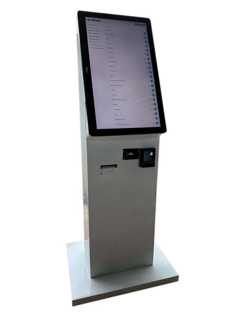 MPED self-service kiosk interface
